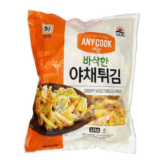 사조대림 대림선 애니쿡 바삭한 야채튀김 1.5kg