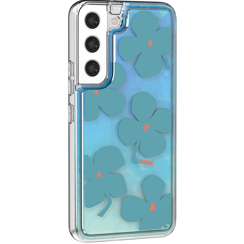 에스투비코퍼레이션 저스트포유 갤럭시S22 플러스 보타닉 네온 아쿠아 케이스 상품이미지