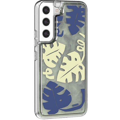 에스투비코퍼레이션 저스트포유 갤럭시S22 플러스 보타닉 네온 아쿠아 케이스 상품이미지