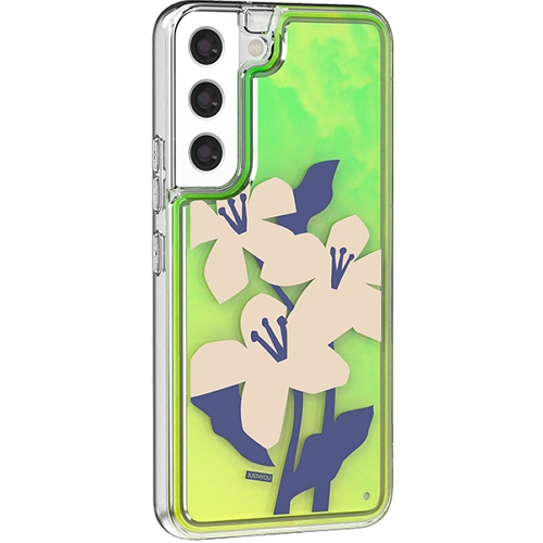 에스투비코퍼레이션 저스트포유 갤럭시S22 플러스 보타닉 네온 아쿠아 케이스 상품이미지