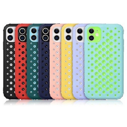 베락스  아이폰12/12 프로 컬러풀 쿨 실리콘 케이스 상품이미지
