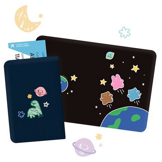  저스트포유 그림일기 해킹방지 여권케이스 상품이미지