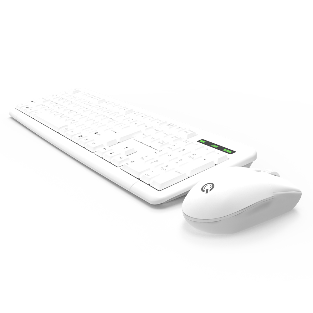 QSENN MK210 무선 키보드 마우스 세트 [화이트, 키스킨 포함] : 에누리 가격비교