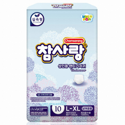 참사랑 실속형 편티형 대형 10개 [4팩(40개)] - 에누리 가격비교