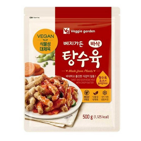 네이처앤컬처 베지가든 바삭 탕수육 500g [1개] - 에누리 가격비교