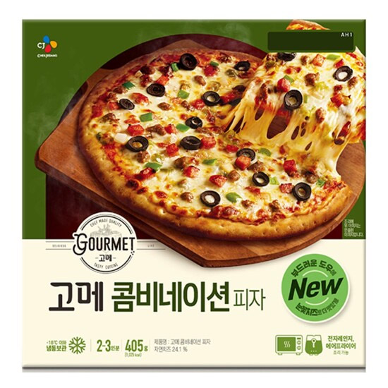 CJ제일제당 고메 클래식 콤비네이션 피자 405g [4개] 상품이미지