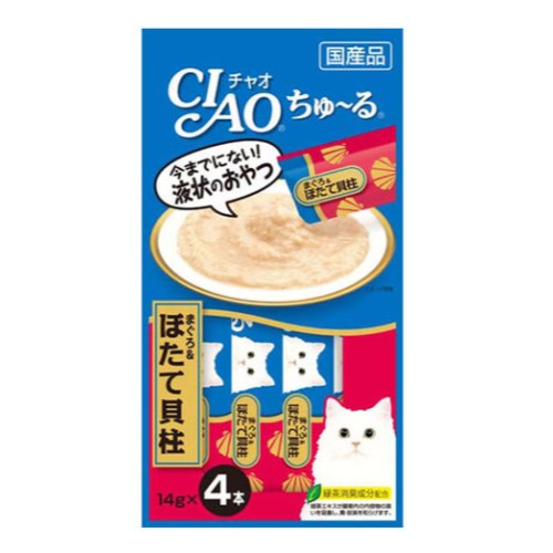 이나바 챠오츄르 참치&가리비관자 4SC-77 56g (14g x 4p)