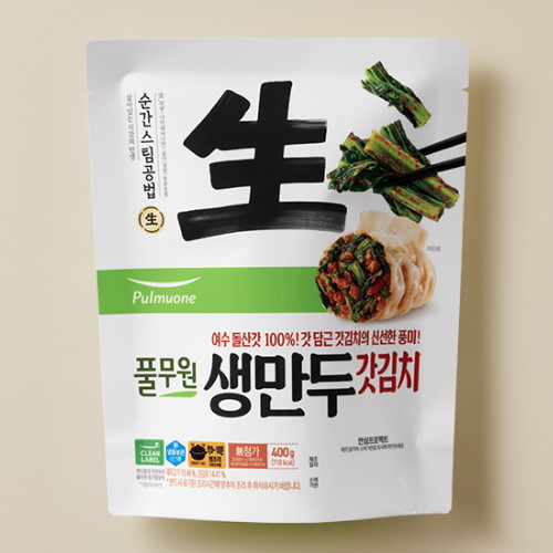 풀무원  생만두 갓김치 400g