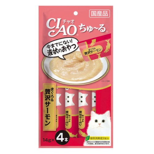 이나바 챠오츄르 참치&연어 SC-143 56g (14g x 4p)