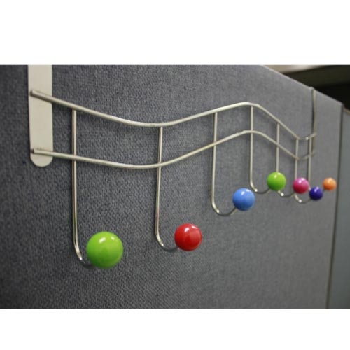 도어훅 옷걸이 우드무늬볼 5구