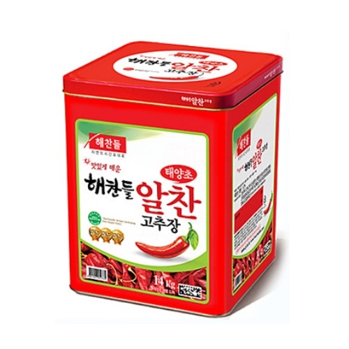 해찬들 태양초 알찬 고추장 14kg