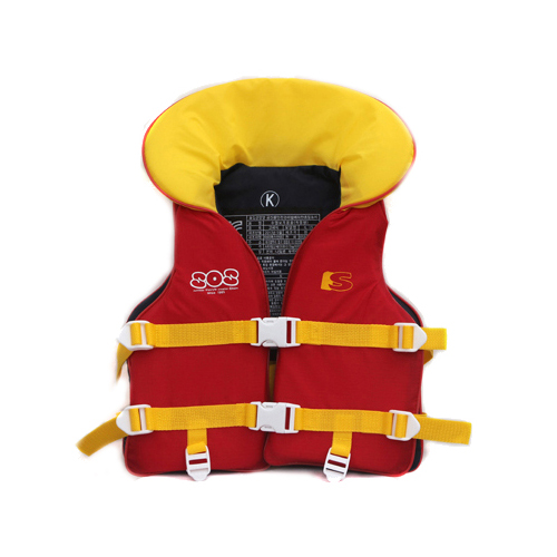 아이에스산업  SOS 색동(트리플) 구명조끼