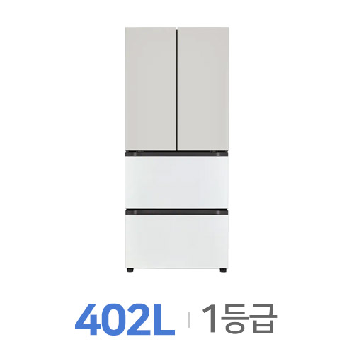 LG전자 오브제컬렉션 김치톡톡 네이처 Z407MGW141 (2023년형) (그레이+화이트)