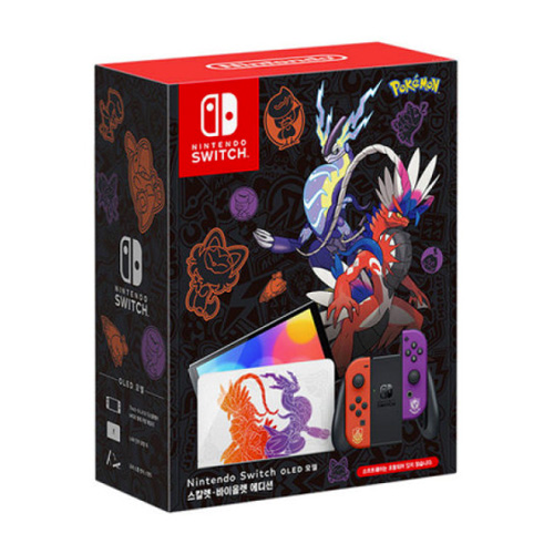 Nintendo  닌텐도 스위치 OLED 스칼렛 바이올렛 에디션