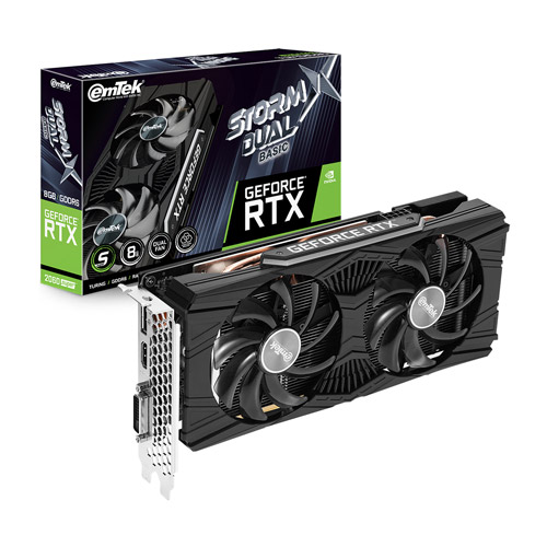 이엠텍  지포스 RTX 2060 SUPER STORM X Dual BASIC D6 8GB (중고)