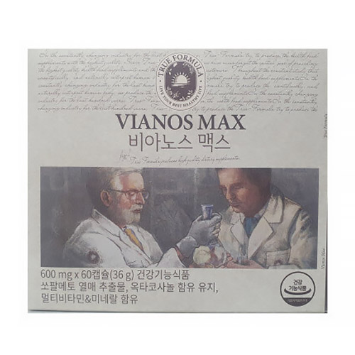 네추럴에프앤피 트루포뮬러 비아노스 맥스 600mg 60캡슐