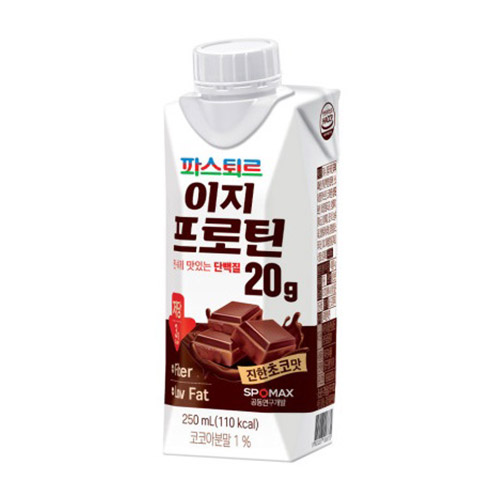 파스퇴르 이지프로틴 저당초코 250ml