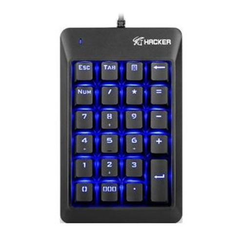 앱코 HACKER K523 기계식 축교환 LED 키패드