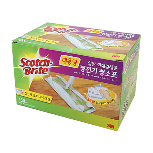 3M 스카치브라이트 정전기 청소포 표준형 150매