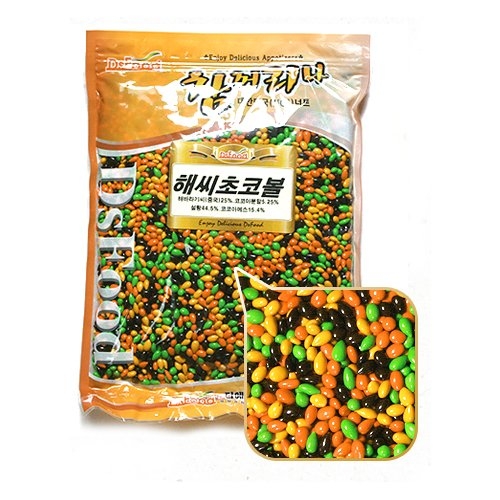 디에스푸드 우리존 참꺼리나 해씨초코볼 1kg [1개] - 에누리 가격비교