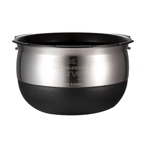 쿠쿠전자  3인용 에코스테인리스커브드 엑스월블랙샤인코팅내솥 CRI-HC03H
