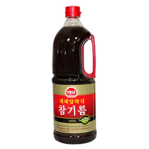  해표 재래압착식 참기름 1.8L [1개]