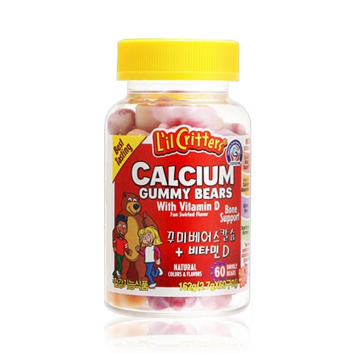 NNP 꾸미바이트 꾸미베어스 칼슘+비타민D 60구미