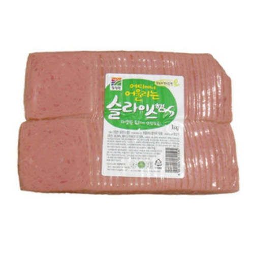 대상 청정원 슬라이스햄S 1kg