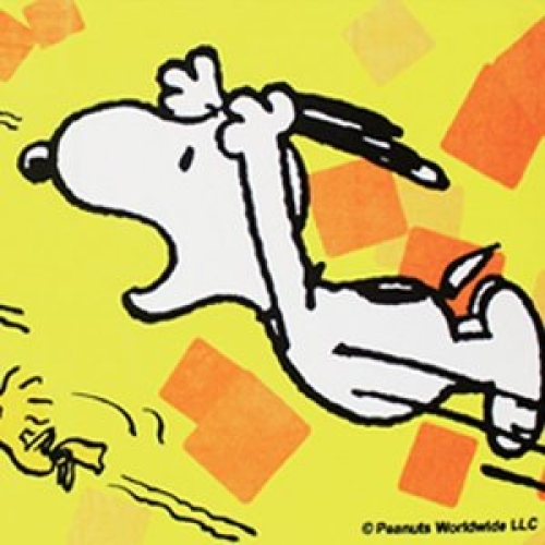 송월타월  스누피 플라이76 비치타월