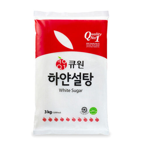 삼양사 큐원 하얀설탕 3kg[1개]