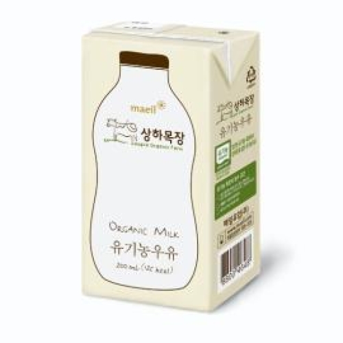 매일유업 상하목장 유기농 멸균 우유 200ml