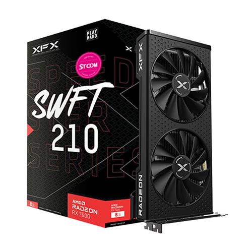 XFX  라데온 RX 7600 SWFT 210 CORE D6 8GB