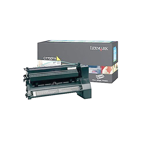 Lexmark 정품 C7700YH 노랑