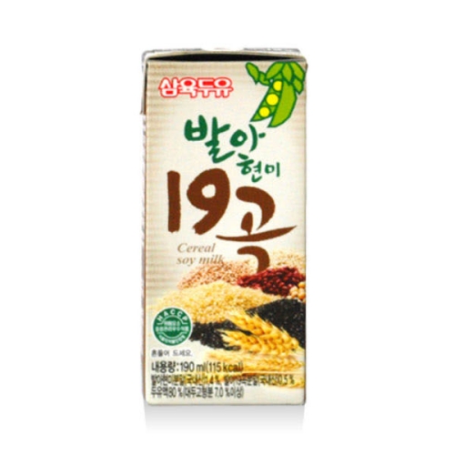 삼육식품  발아현미 19곡 두유 190ml