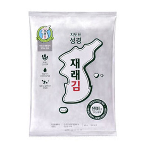 성경식품 지도표성경김 재래김 30g