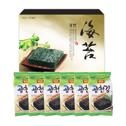 광천맛김식품 해달음 광천김 4g [32개] - 에누리 가격비교