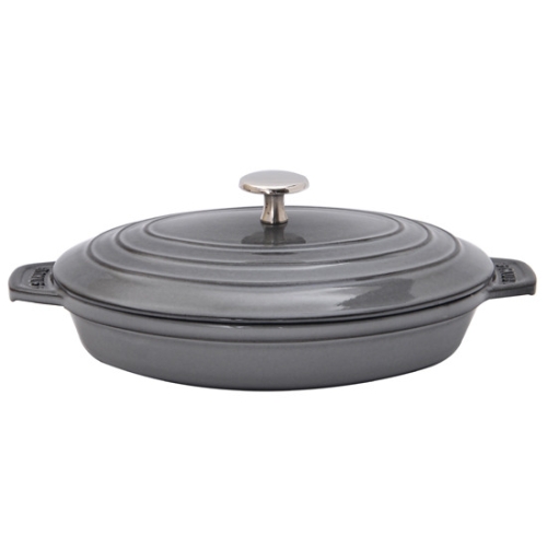 스타우브  타원형 핫플레이트 그레이 (ST332318)