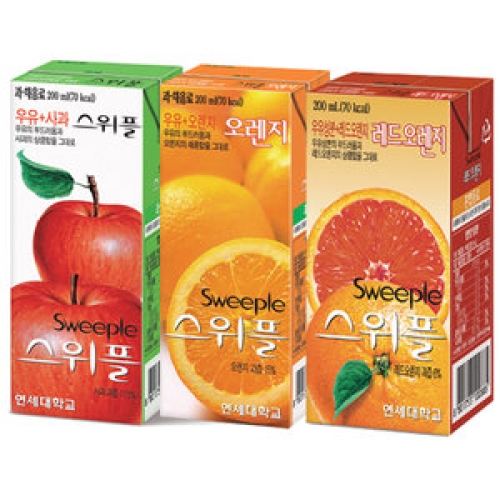 연세우유 스위플 레드 오렌지 200ml