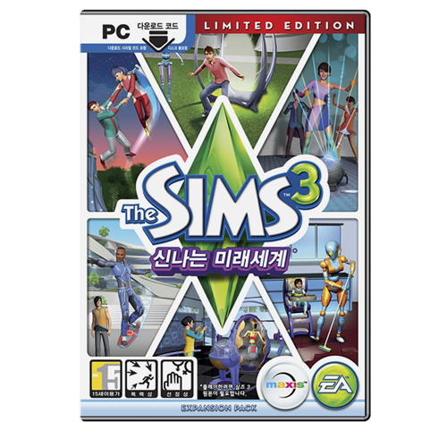 EA  심즈3(확장팩)-신나는 미래세계 (PC)