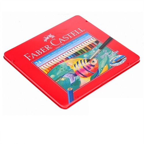 파버카스텔  수채색연필 틴케이스