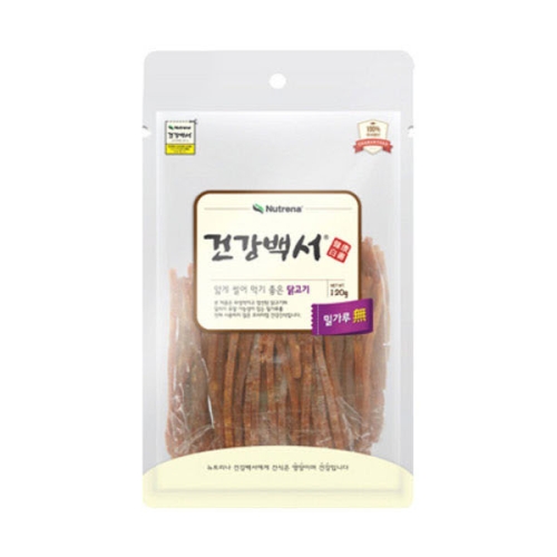 뉴트리나 독 건강백서 얇게 썰어 먹기좋은 닭고기 120g
