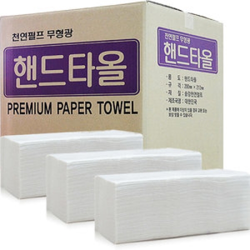 땡큐 무형광 천연펄프 핸드타월