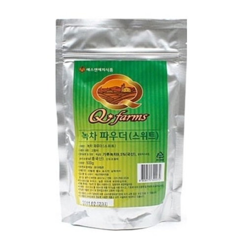 큐팜스  녹차 파우더 500g