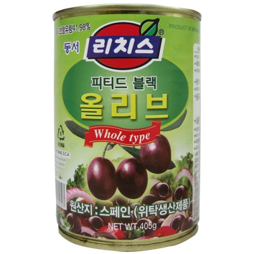 동서식품  리치스 블랙 올리브 홀 405g