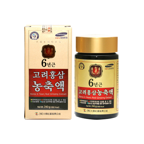 대한홍삼진흥공사 6년근 고려 홍삼농축액 240g