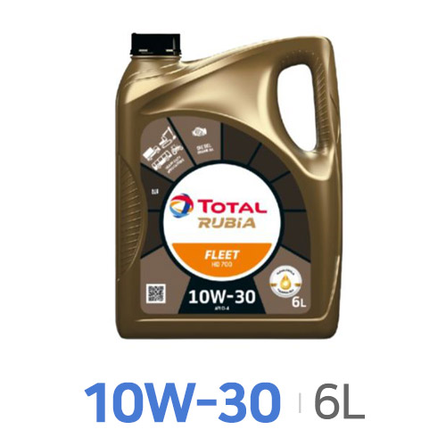 토탈  루비아 플릿 HD 700 10W30 6L