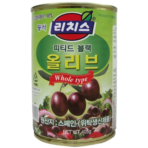 동서식품  리치스 블랙 올리브 홀 405g