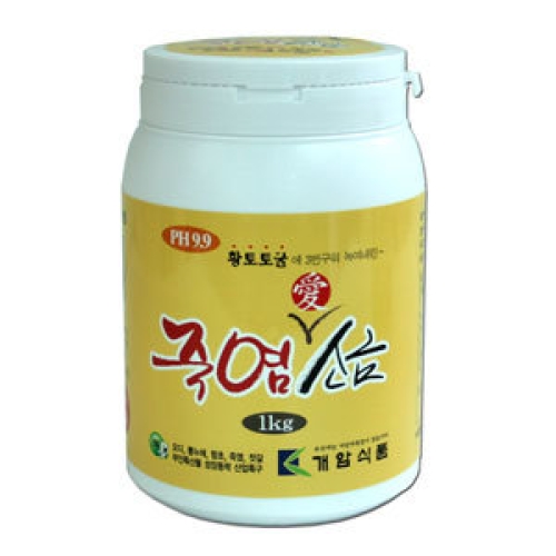 개암식품 죽염 애 소금 1kg [1개] - 에누리 가격비교