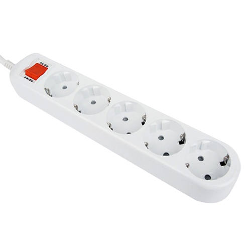 신성전기  5구 16A 메인 개별스위치 멀티탭