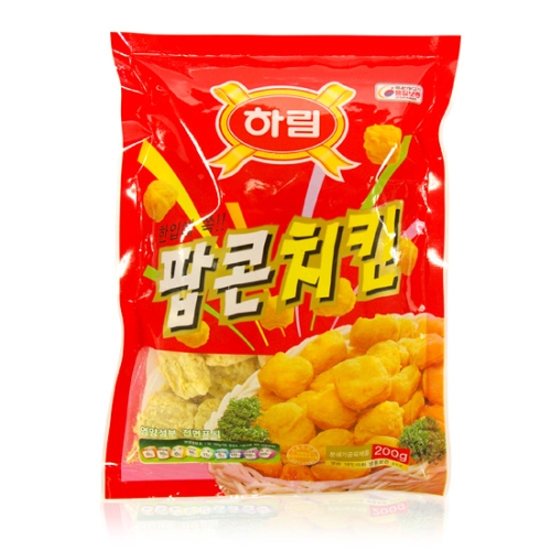하림  팝콘 치킨 650g